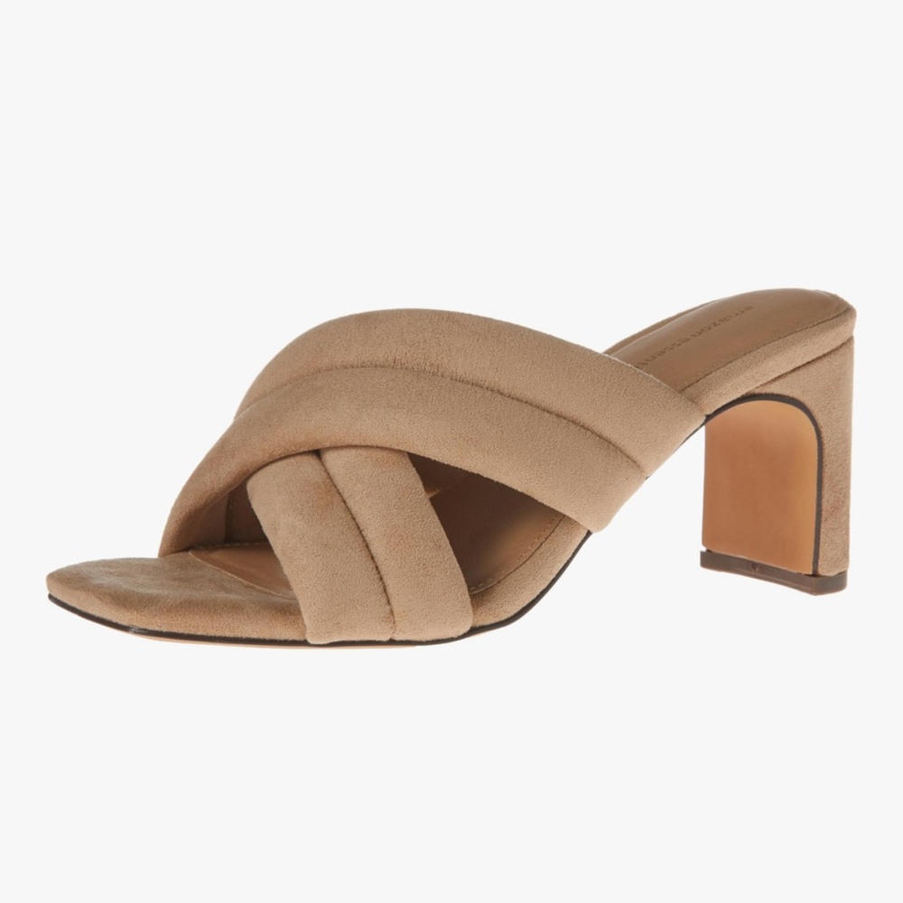 Amazon Essentials Tan Women's Heeled Sandals